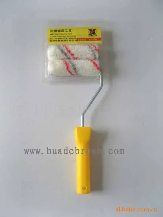 Complete Paint Tool Set with 4-inch Roller Brush and Thumb Roller Core