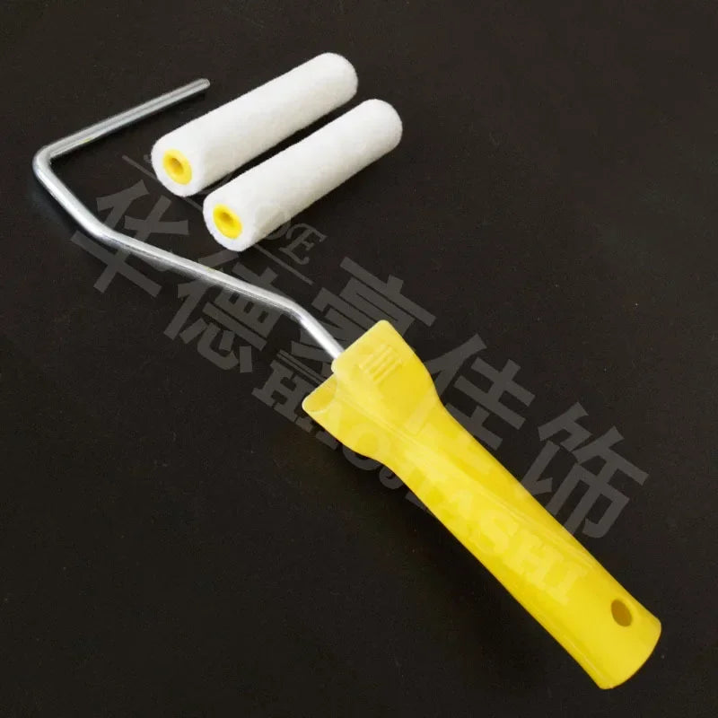 4-inch real wool paint small roller brush fine wool short wool thumb roller core Huade Haojia decoration small roller