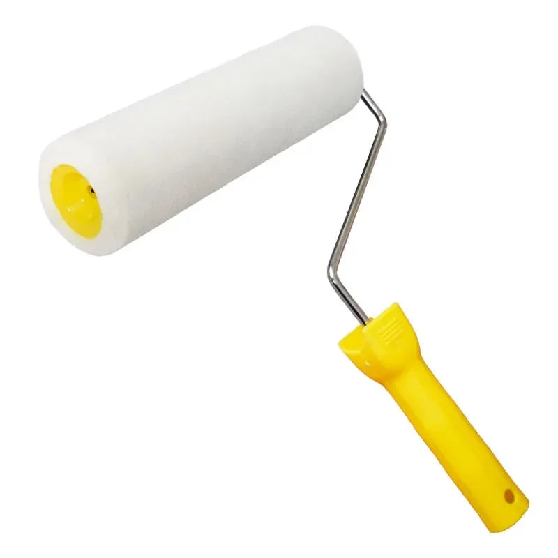 8-inch real wool paint roller brush Mohair fine wool short hair emulsion paint roller brush wall Huade Haojia decoration roller