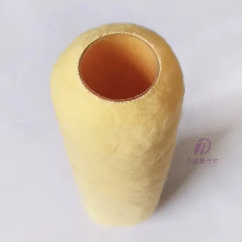 9 inch golden yellow hair American wool