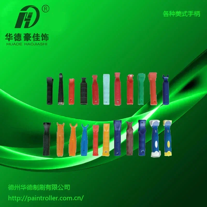 Various roller brush handles, PP TPR material