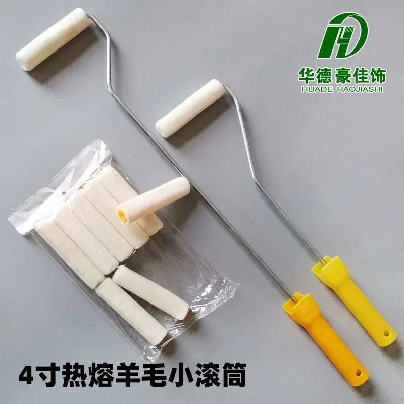 4-inch hot-melt wool roller brush short