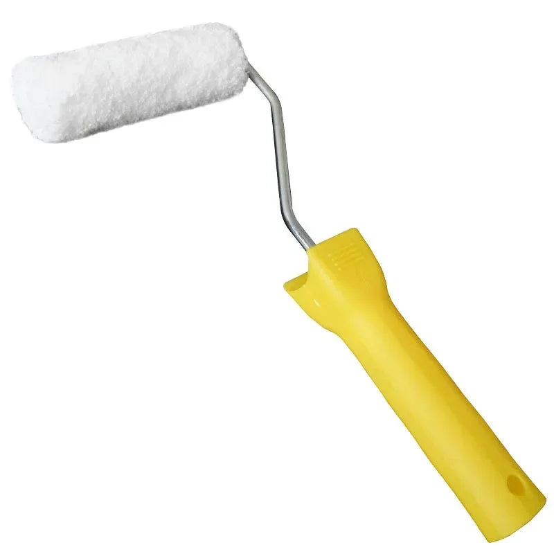 4 inch white soft roller brush mini