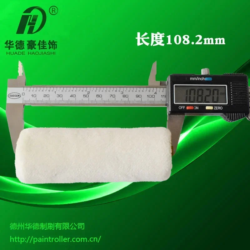 4-inch 30/40 real wool roller brush short