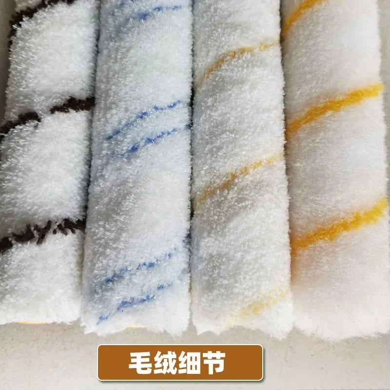 Stock 6-inch thumb paint roller brush in