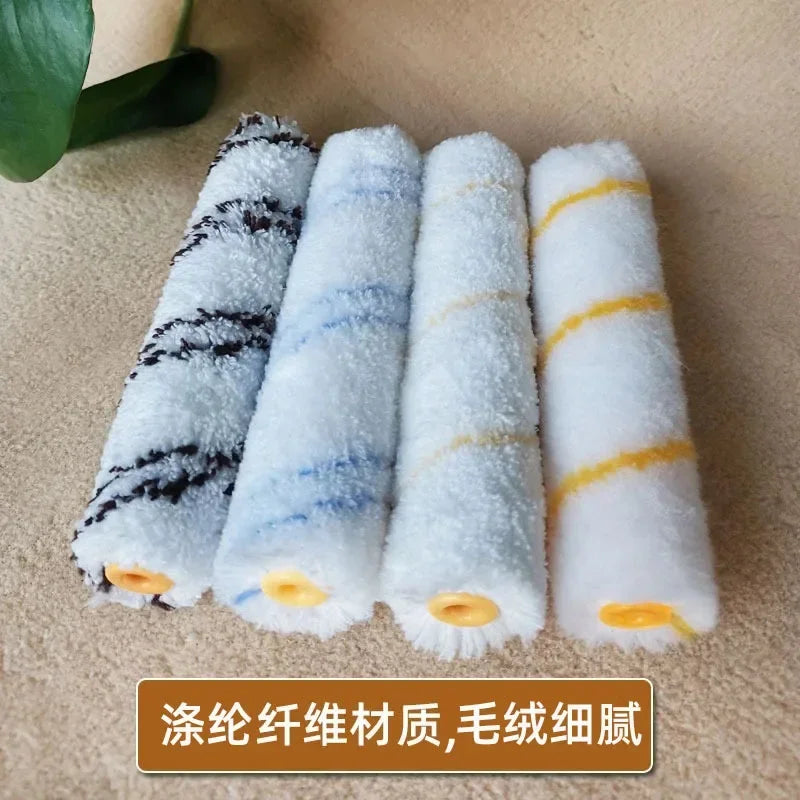 Stock 6-inch thumb paint roller brush in