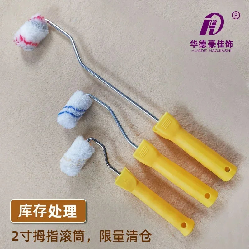 Professional Paint Tool Set-5cm Mini Roller Brushes for Precise Painting Tasks