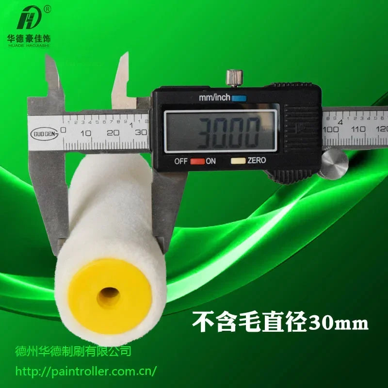 4-inch 30/40 real wool roller brush short