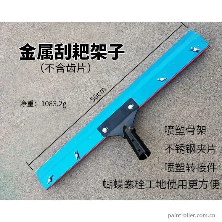 Cement self-leveling scraper, stainless