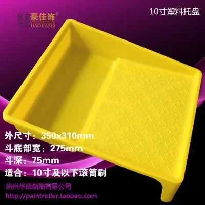 7/8/9/10/11 inch paint tray roller brush plastic tray latex  paint tray holds paint tools