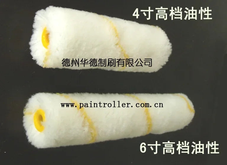 Roller brush 6-inch medium wool acrylic