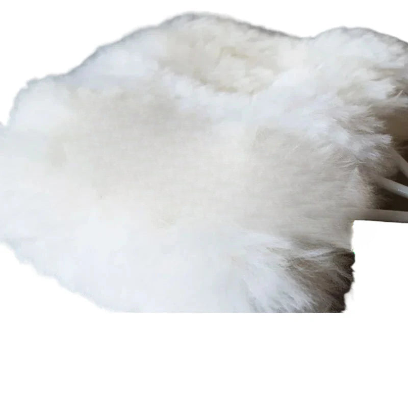 Radiator cleaning brush sheep fur integrated velvet